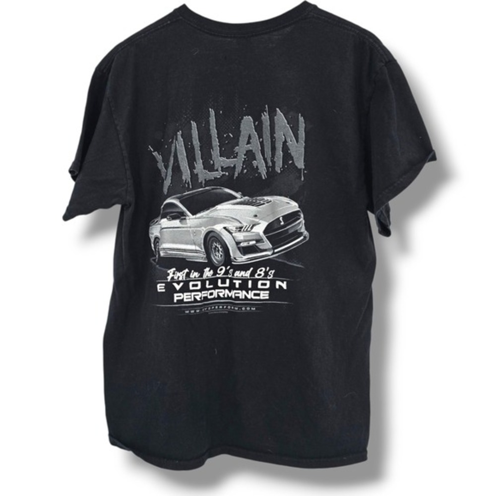 Gildan‎ Evolution Performance Villain Car Graphic T-Shirt Mens Large